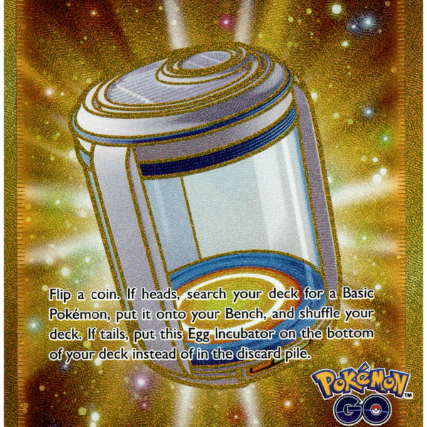 Egg Incubator Secret Rare - 087/078 - Pokemon Go - Holo Card Cavern Trading Cards, LLC Egg Incubator Secret Rare - 087/078 - Pokemon Go - Holo Card Cavern Trading Cards, LLC