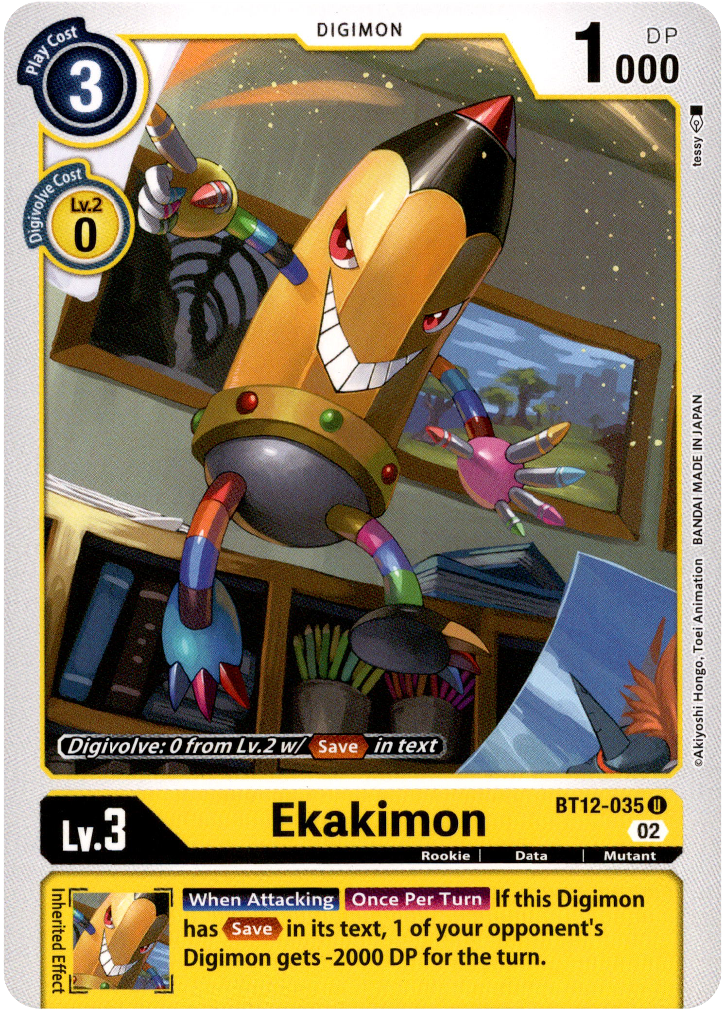 Ekakimon - BT12-035 U - Across Time - Card Cavern