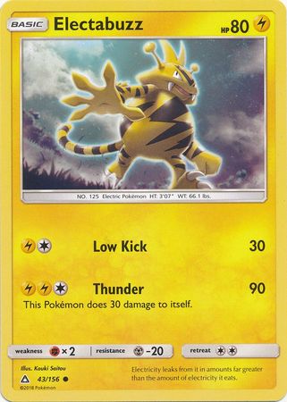 Electabuzz - 43/156 - Ultra Prism - Card Cavern