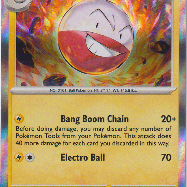 Electrode - 101/165 - Scarlet & Violet 151 - Holo Card Cavern Trading Cards, LLC Electrode - 101/165 - Scarlet & Violet 151 - Holo Card Cavern Trading Cards, LLC