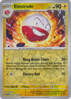 Electrode - 101/165 - Scarlet & Violet 151 - Reverse Holo - Card Cavern