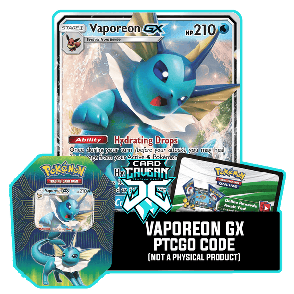 Pokemon TCG: Vaporeon-GX Special Collection Pokemon TCG: Vaporeon-GX Special Collection