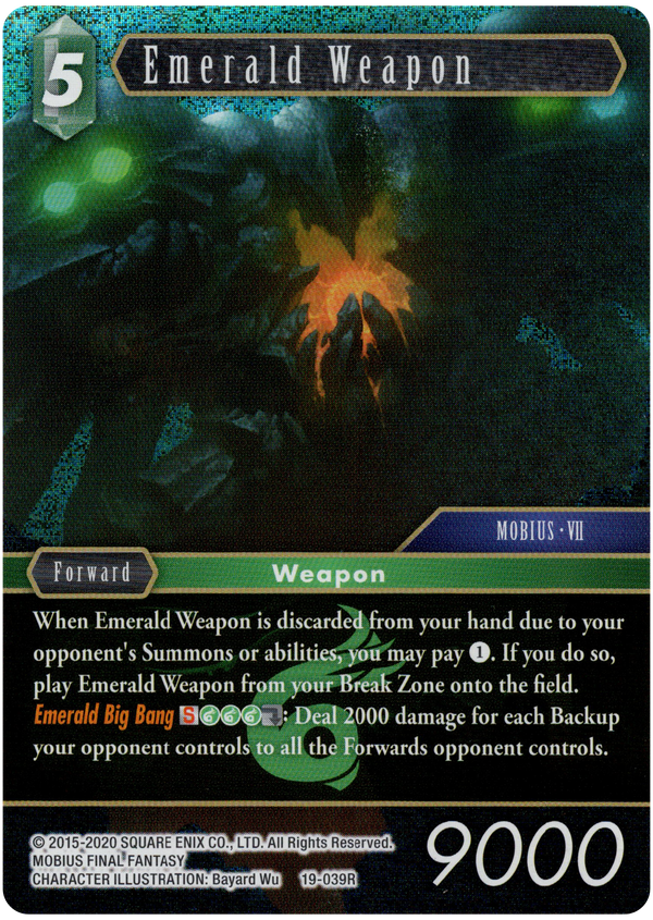 Emerald Weapon - 19-039R - From Nightmares - Foil - Card Cavern