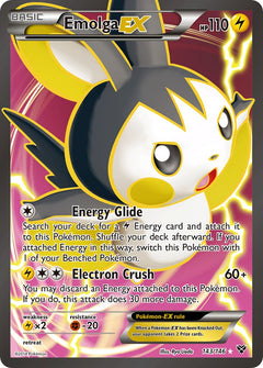 Emolga EX Full Art - 143/146 - XY Base - Holo - Card Cavern