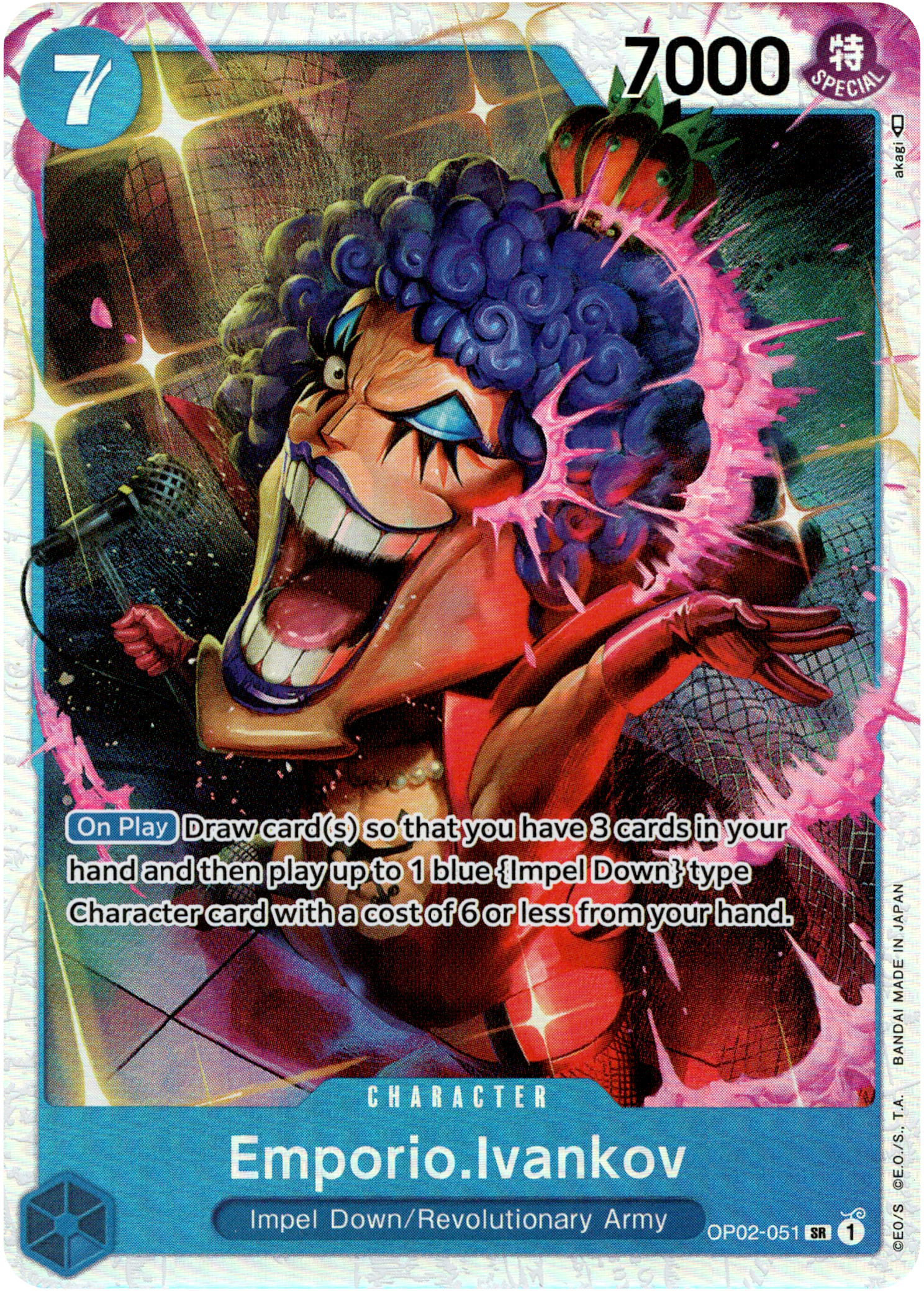 Emporio.Ivankov - OP02-051 - Paramount War - Foil - Card Cavern