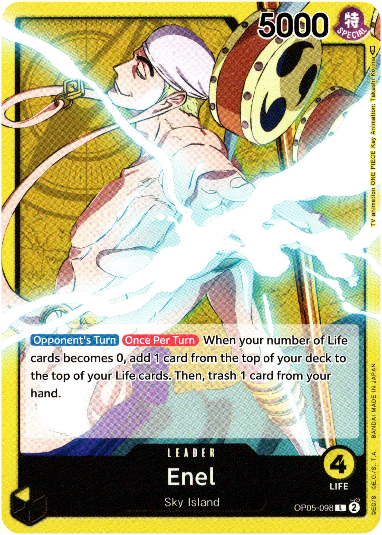 Enel - OP05-098 - Awakening of the New Era - Card Cavern