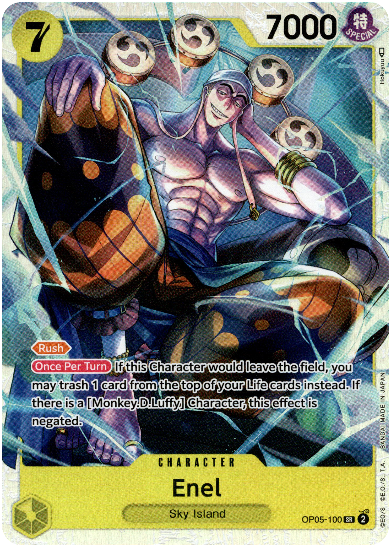 Enel - OP05-100 - Awakening of the New Era - Foil - Card Cavern