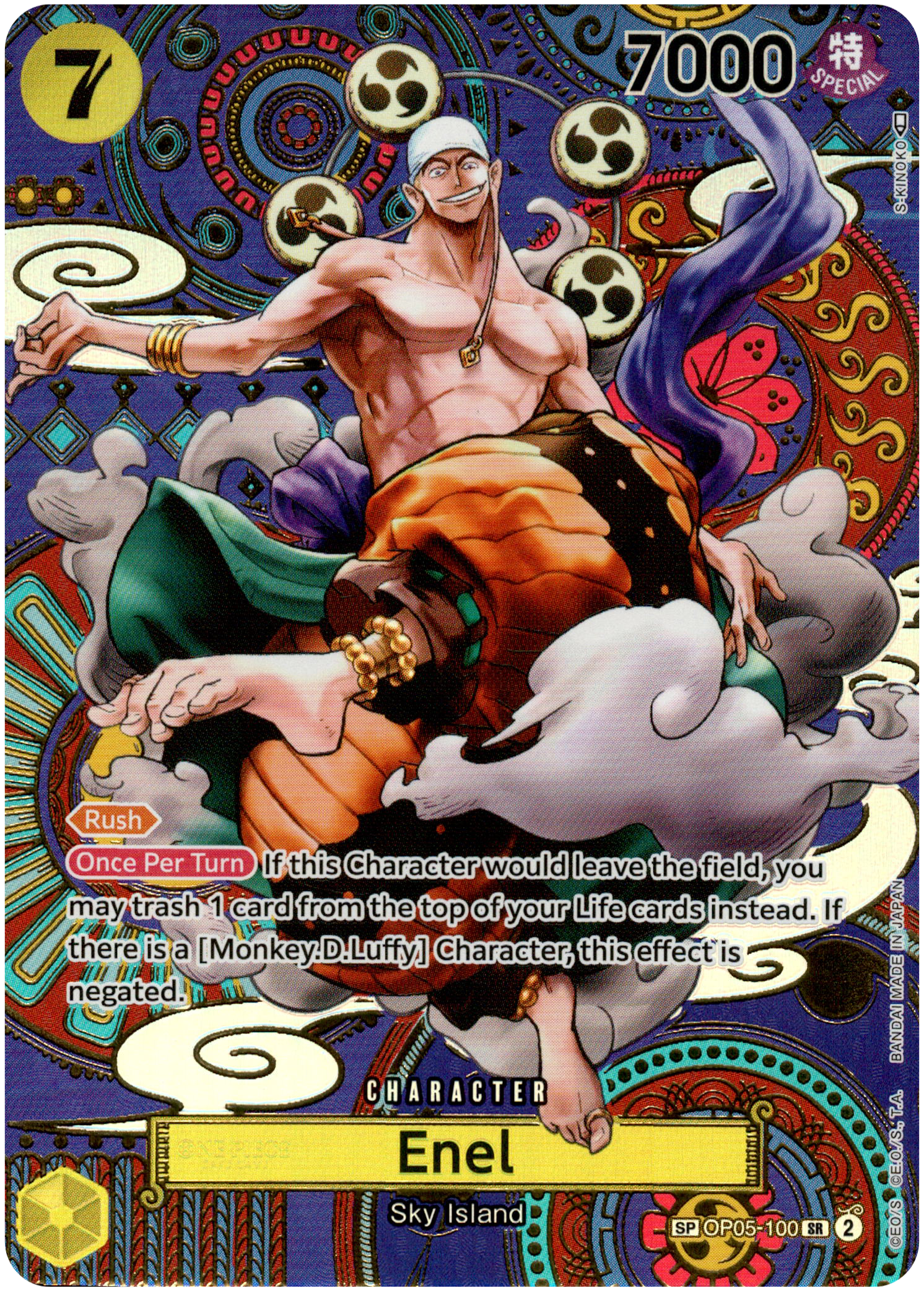 Enel (SP) - OP05-100 - Awakening of the New Era - Foil - Card Cavern