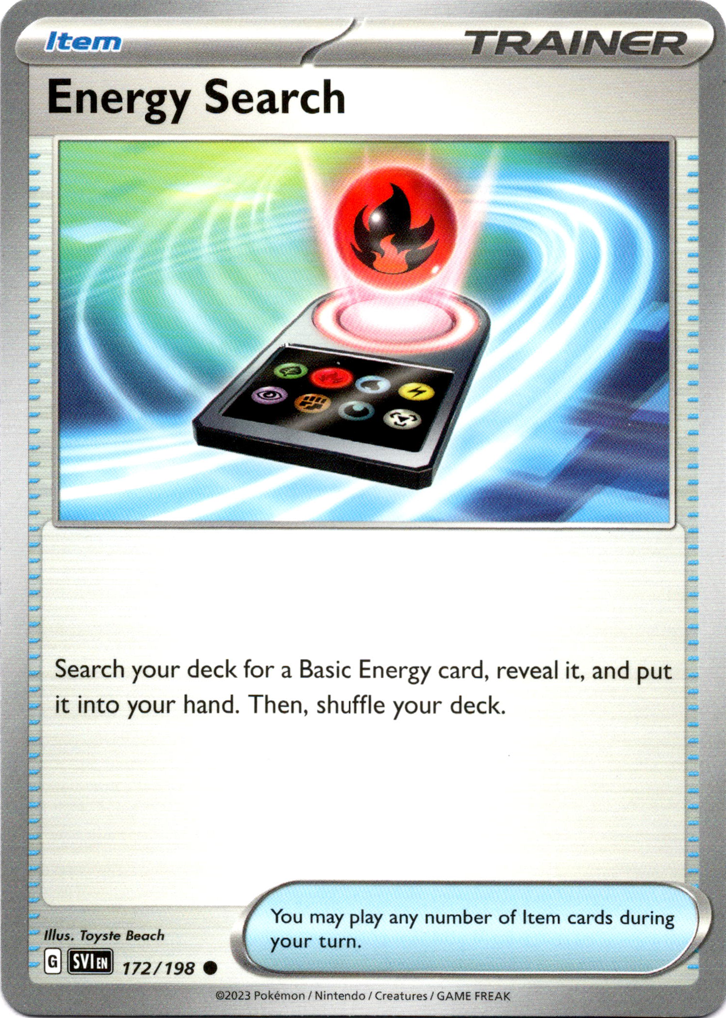 Energy Search - 172/198 - Scarlet & Violet - Card Cavern
