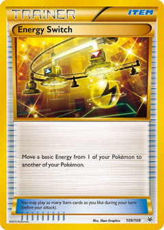 Energy Switch Secret Rare - 109/108 - Roaring Skies - Holo - Card Cavern