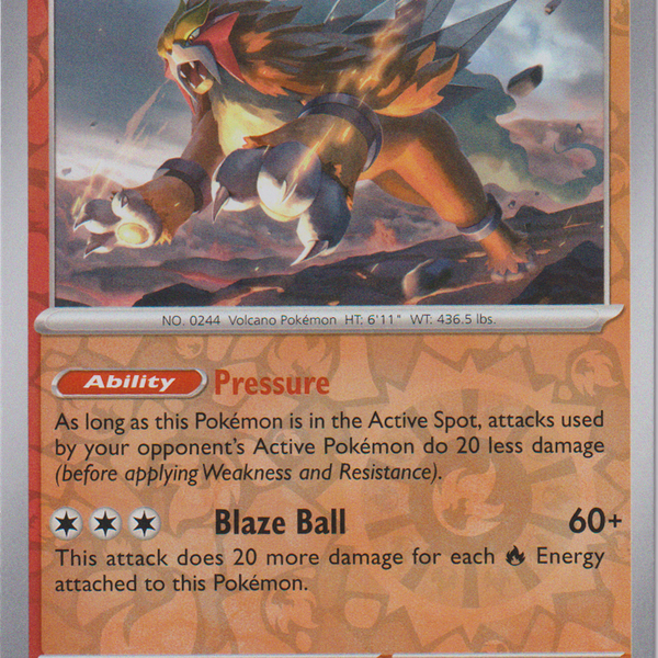 Entei - 030/197 - Obsidian Flames