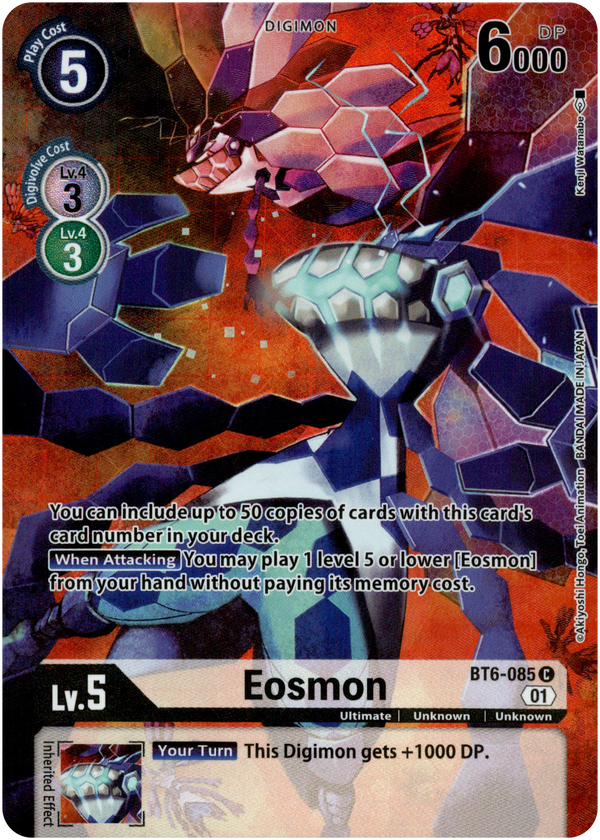 Eosmon Alternate Art - BT6-085 C - Dimensional Phase - Foil - Card Cavern