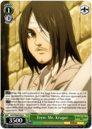 Eren: Mr. Kruger - AOT/SX04-036 U - Card Cavern