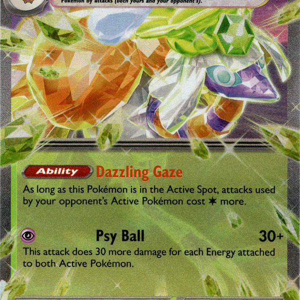 Pokemon TCG Card: Espathra Ex 006/091 - Half Art Holo Rare - SV Paldean Fates Pokemon TCG Card: Espathra Ex 006/091 - Half Art Holo Rare - SV Paldean Fates