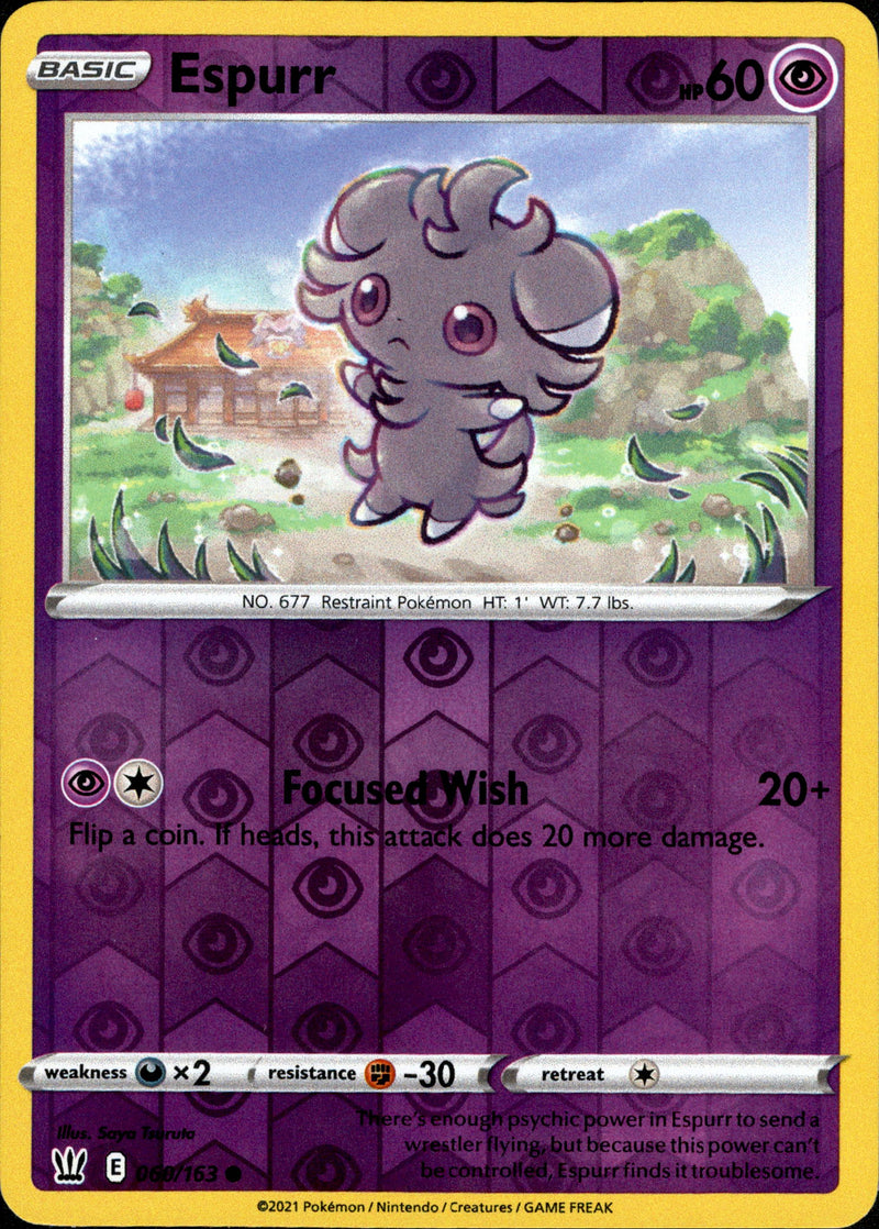 Espurr - 060/163 - Battle Styles