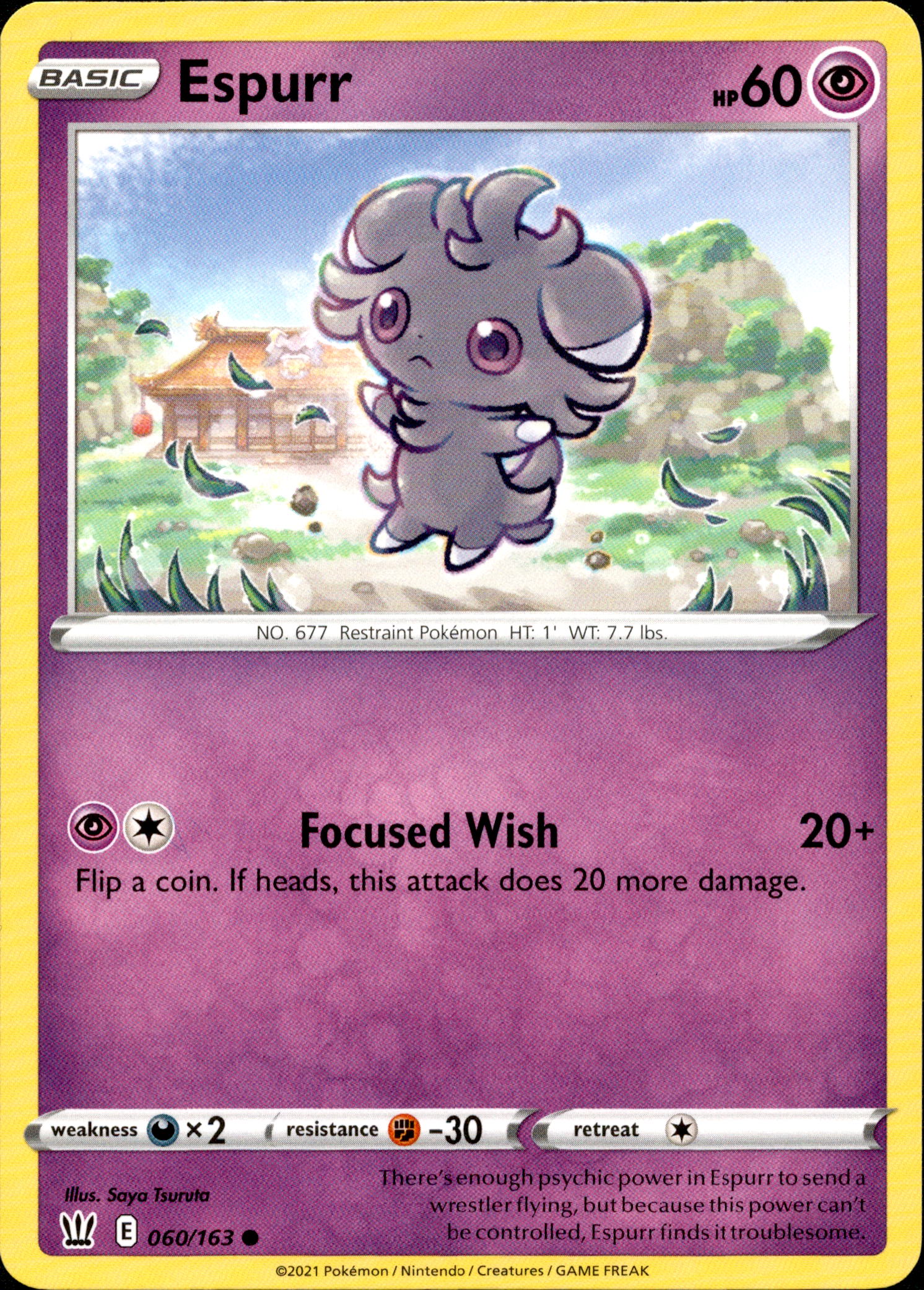 Espurr - 060/163 - Battle Styles - Card Cavern