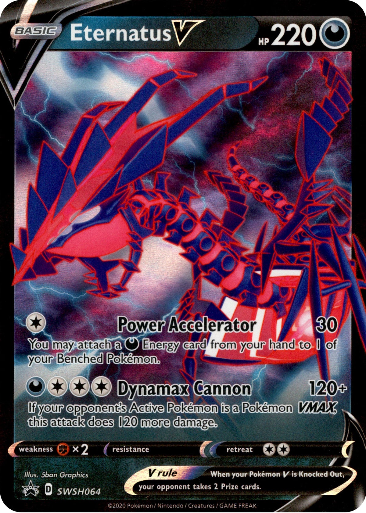 Eternatus V - SWSH064 - Sword & Shield Promo - Card Cavern