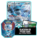 Evolution Celebration Tin: Glaceon GX - Snowy Gaze Deck - PTCGO Code - Card Cavern