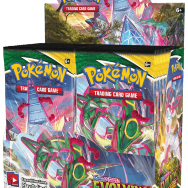 Evolving Skies Booster Box – Card Cavern Trading Cards, LLC