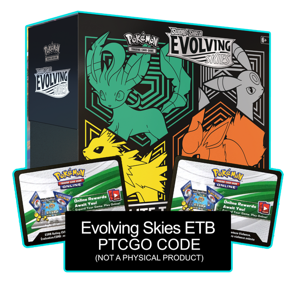 Evolving Skies ETB - Leafeon, Umbreon, Jolteon, & Flareon - Sleeves an Card Cavern Trading Cards, LLC Evolving Skies ETB - Leafeon, Umbreon, Jolteon, & Flareon - Sleeves an Card Cavern Trading Cards, LLC