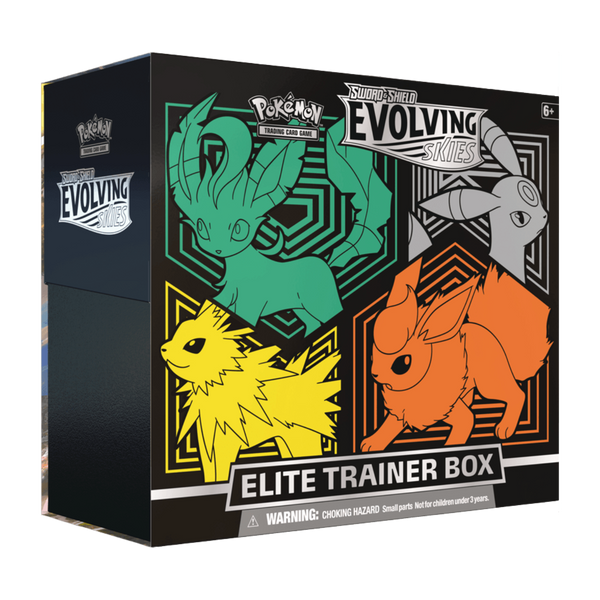 Evolving Skies -  Leafeon, Umbreon, Jolteon, Flareon - Elite Trainer Box - Card Cavern