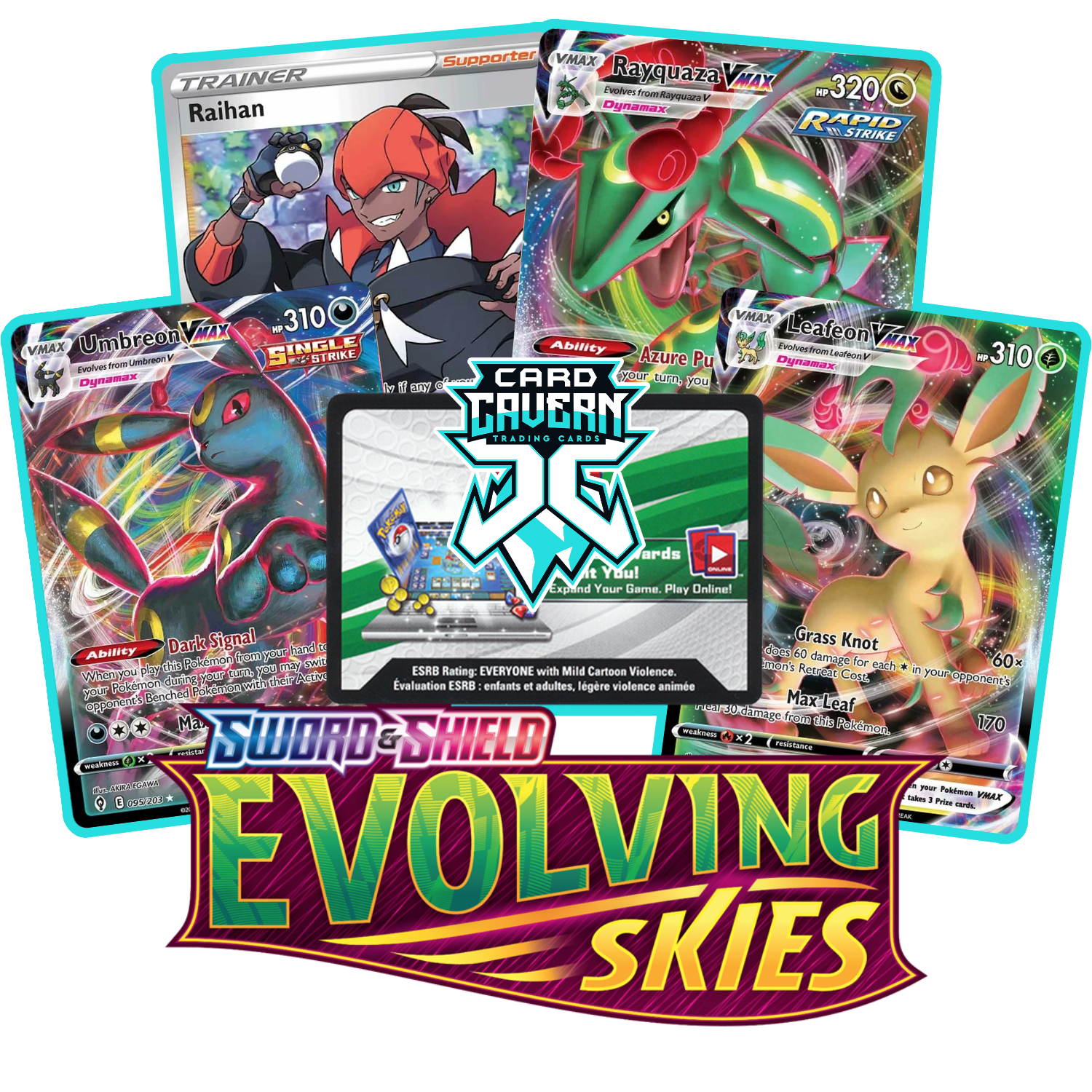 Evolving Skies PTCGL Code - Card Cavern