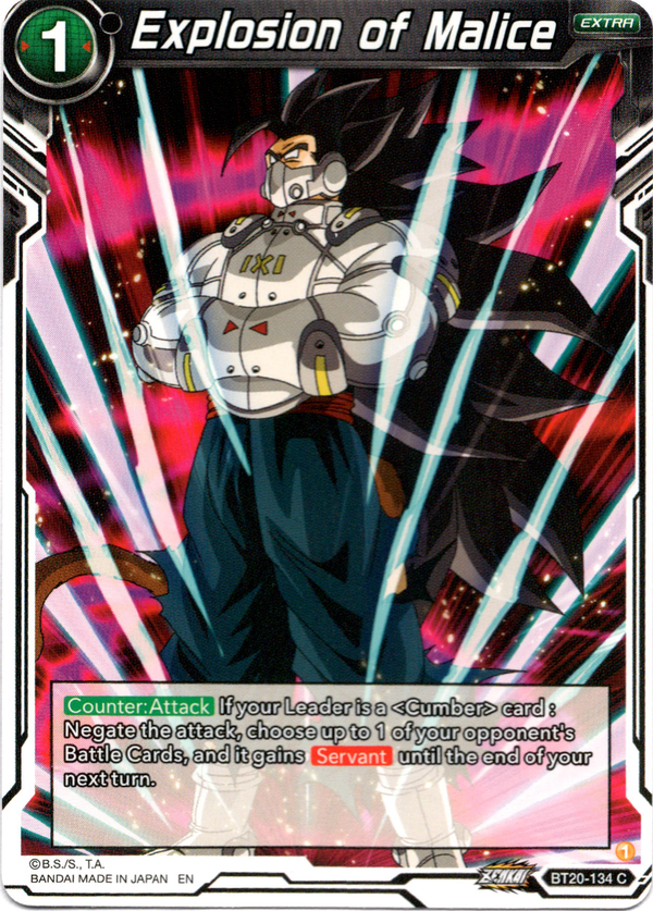 Explosion of Malice - BT20-134 C - Power Absorbed - Card Cavern