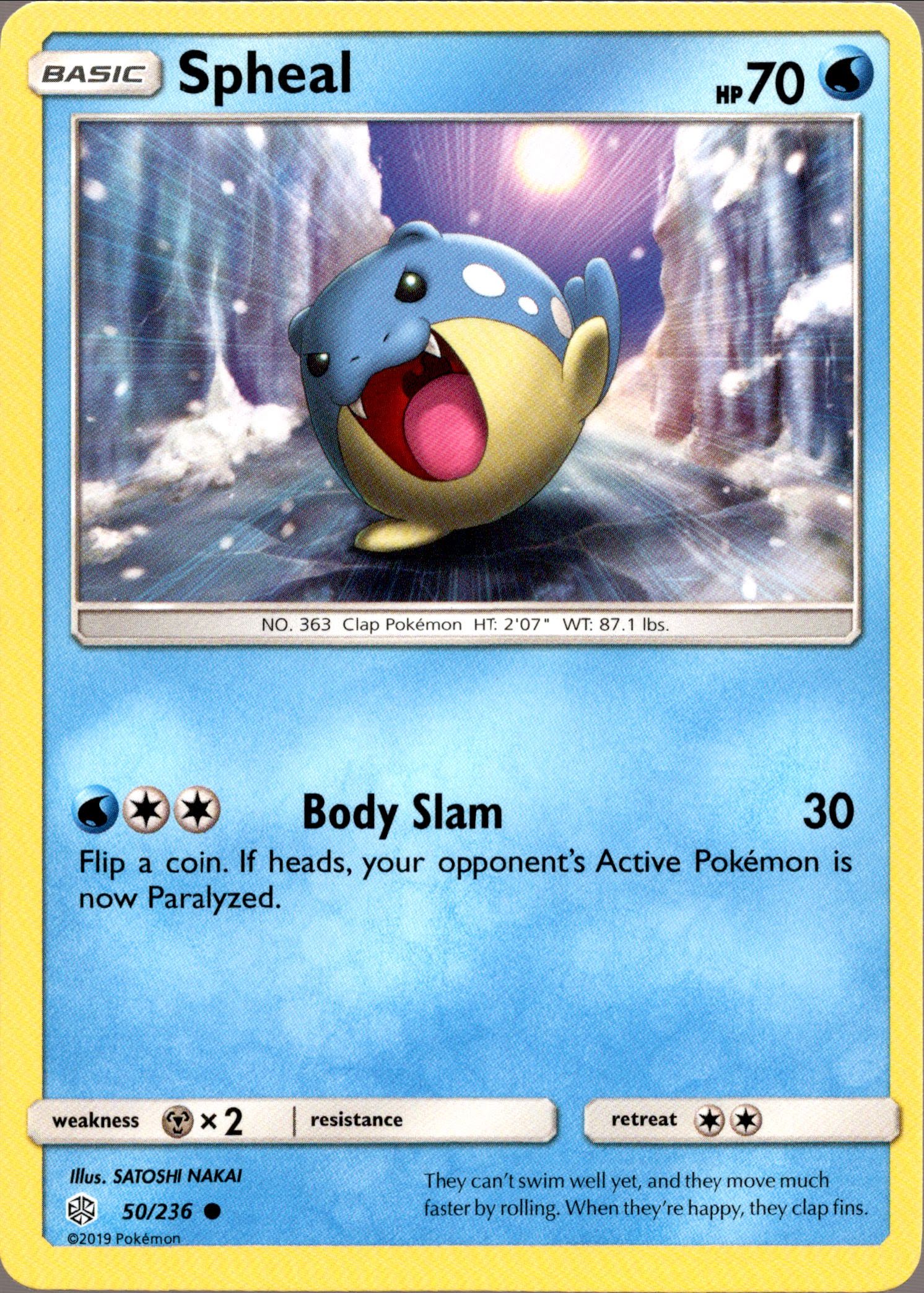 Spheal - 50/236 - Cosmic Eclipse - Card Cavern