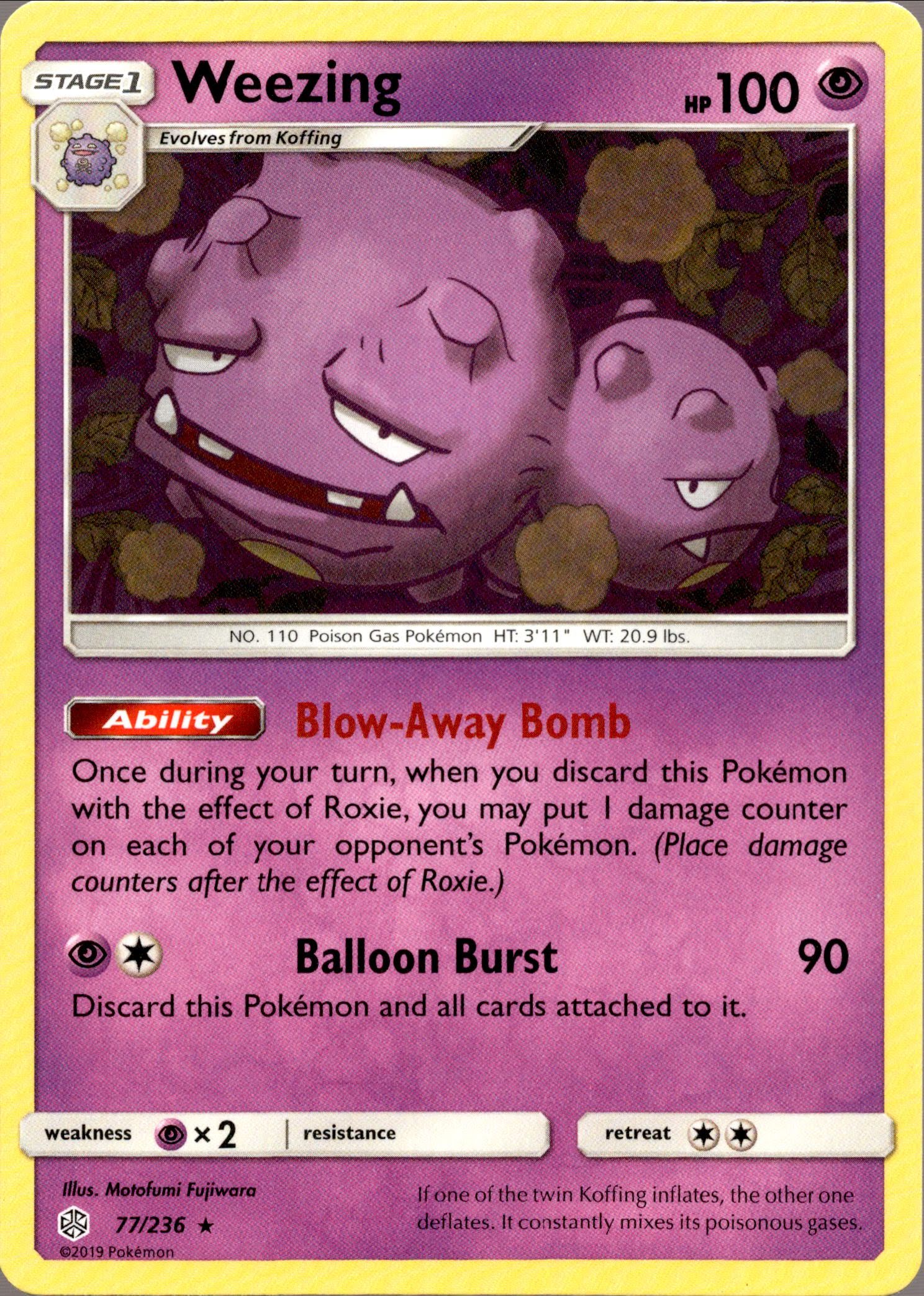 Weezing - 77/236 - Cosmic Eclipse - Card Cavern