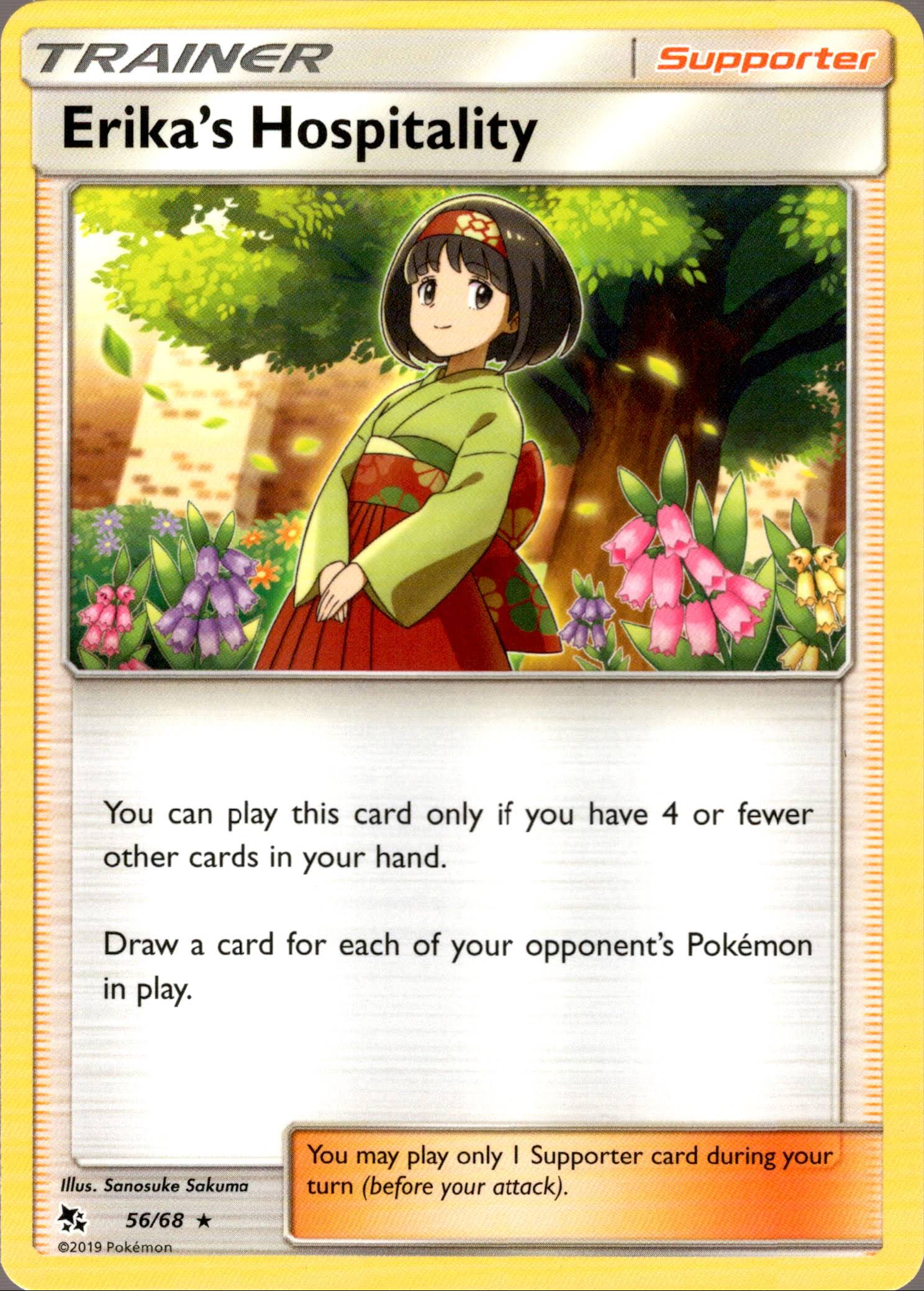 Erika's Hospitality - 56/68 - Hidden Fates - Card Cavern