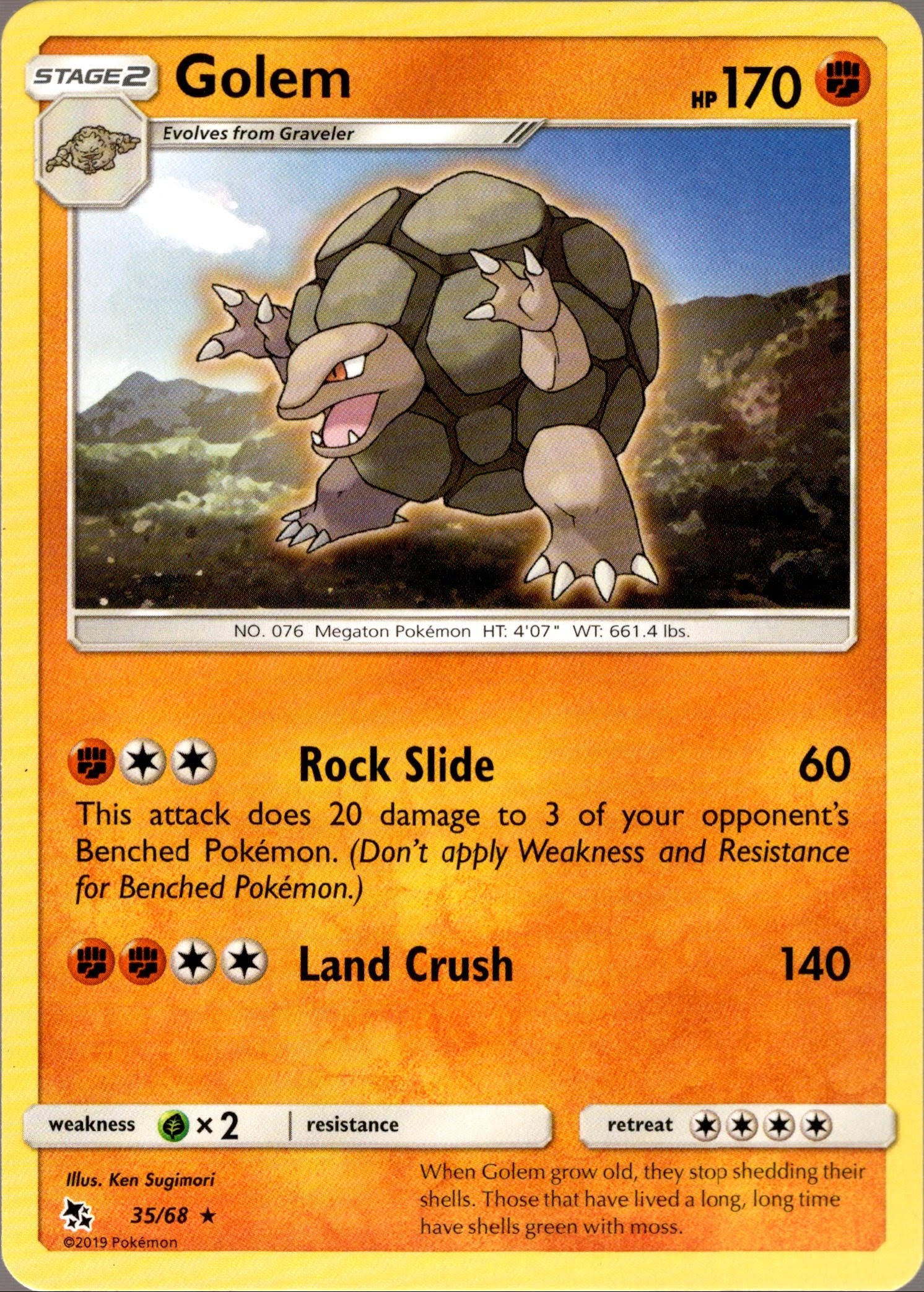Golem - 35/68 - Hidden Fates - Card Cavern