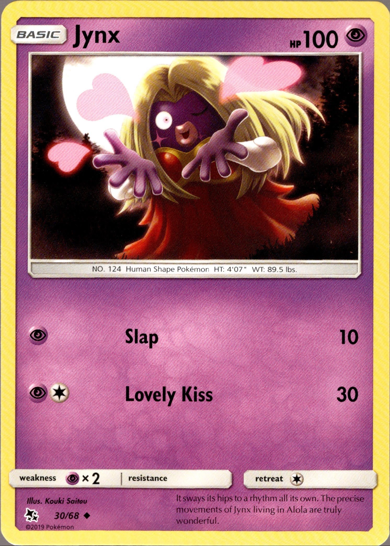 Jynx - 30/68 - Hidden Fates - Card Cavern