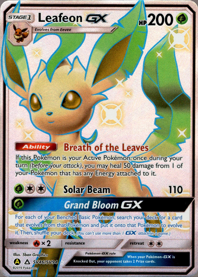 Leafeon GX - SV46/SV94 - Hidden Fates