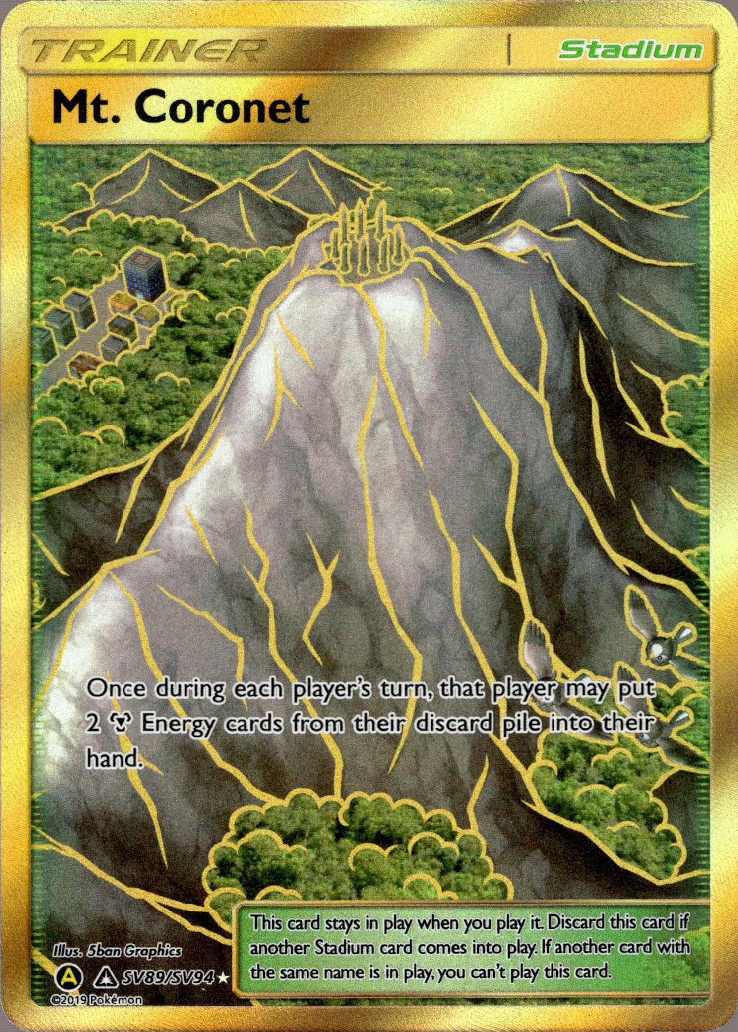 Mt. Coronet Secret Rare - SV89/SV94 - Hidden Fates - Holo - Card Cavern