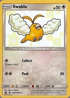Swablu - SV42/SV94 - Hidden Fates - Card Cavern