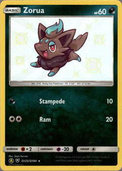 Zorua - SV25/SV94 - Hidden Fates - Card Cavern
