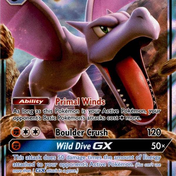 Aerodactyl GX - 106/236 - Unified Minds - Holo Card Cavern Trading Cards, LLC Aerodactyl GX - 106/236 - Unified Minds - Holo Card Cavern Trading Cards, LLC