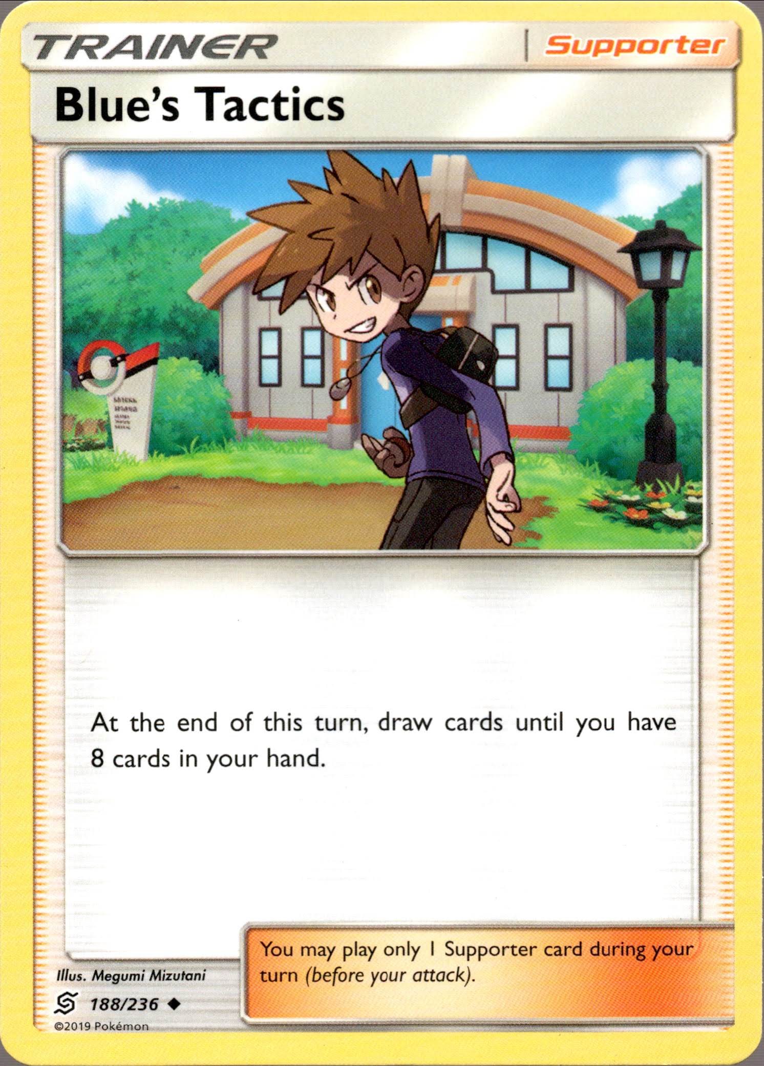 Blue's Tactics - 188/236 - Unified Minds - Card Cavern