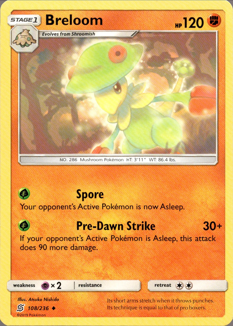 Breloom - 108/236 - Unified Minds - Card Cavern