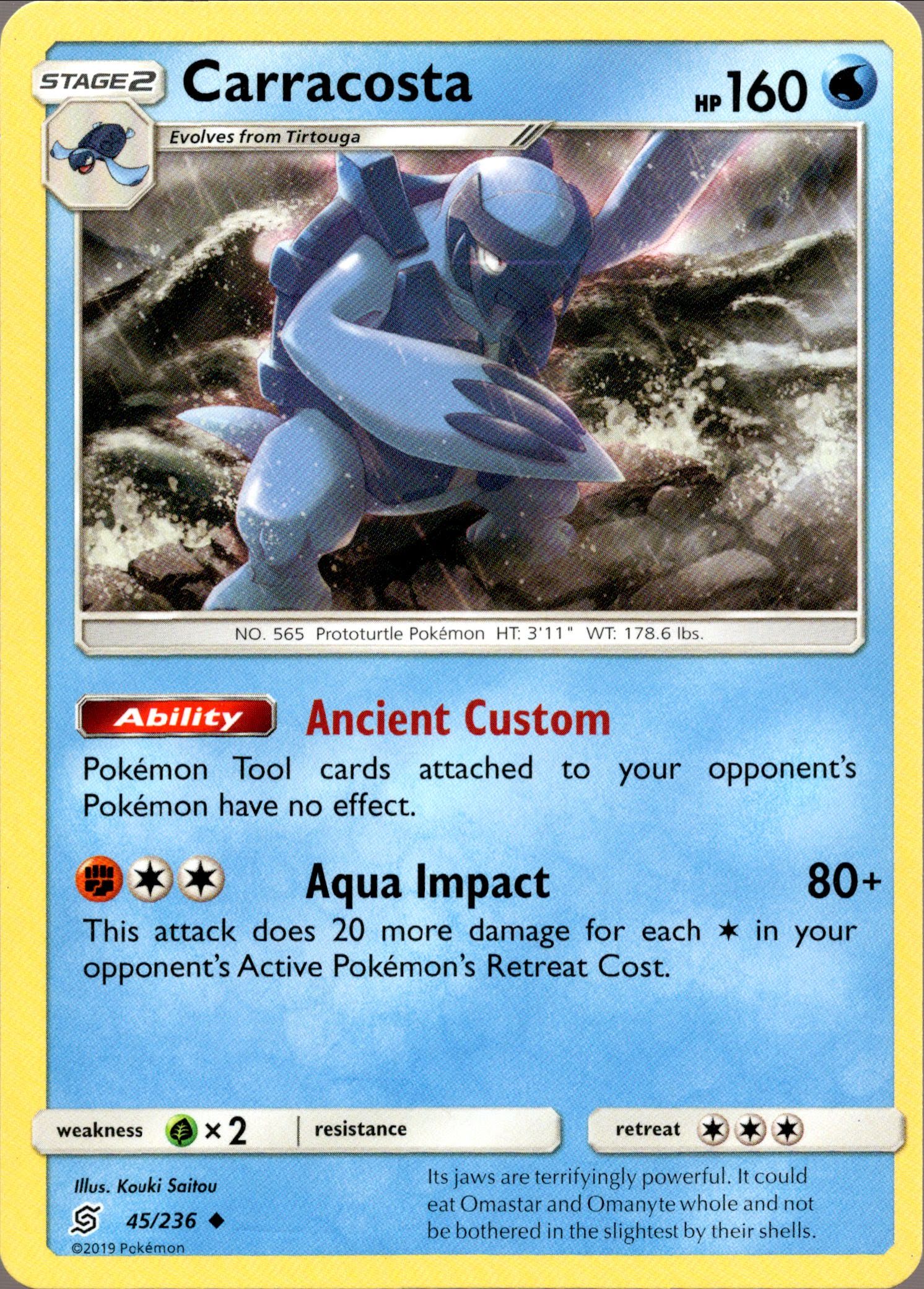 Carracosta - 45/236 - Unified Minds - Card Cavern