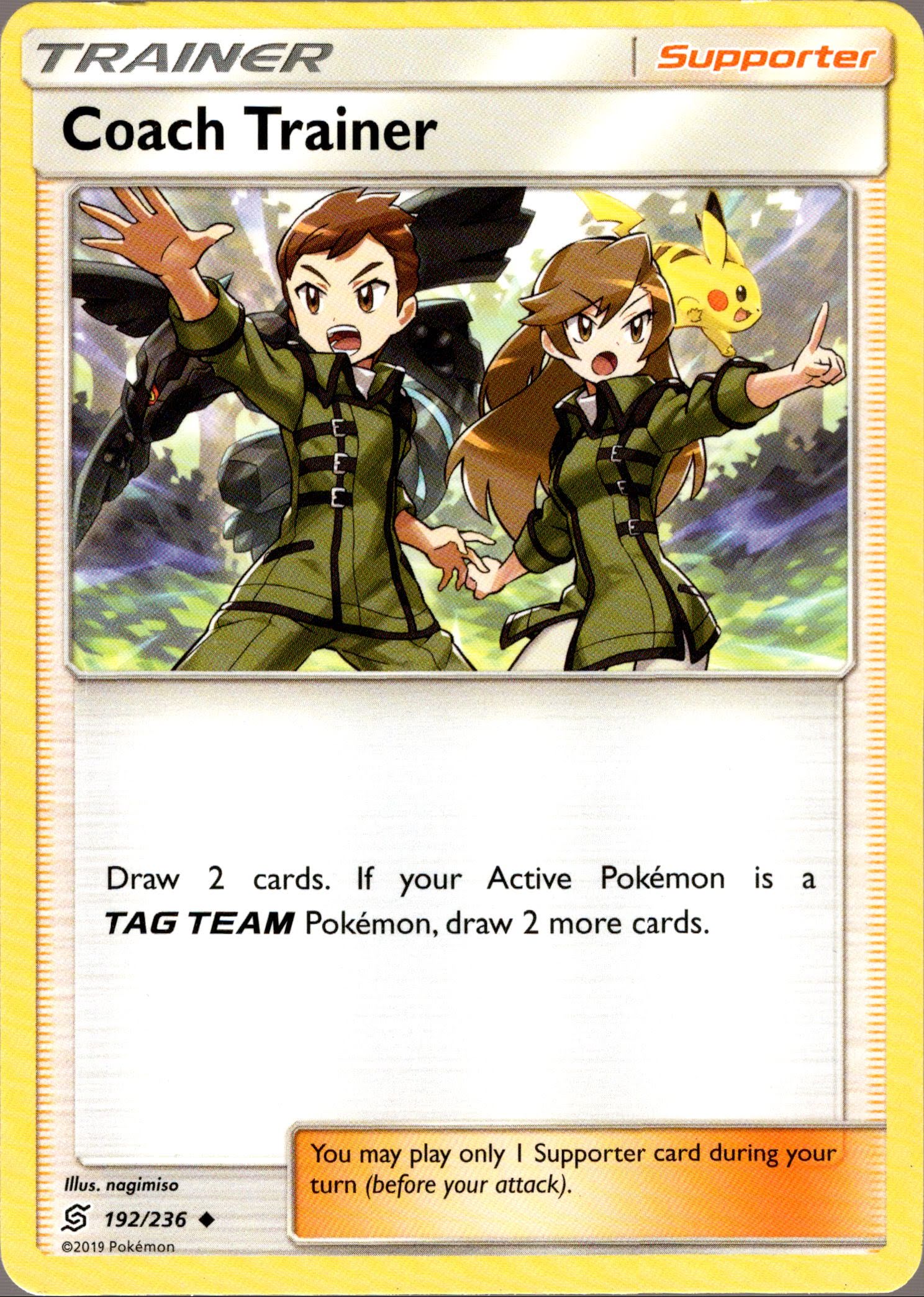 Coach Trainer - 192/236 - Unified Minds - Card Cavern
