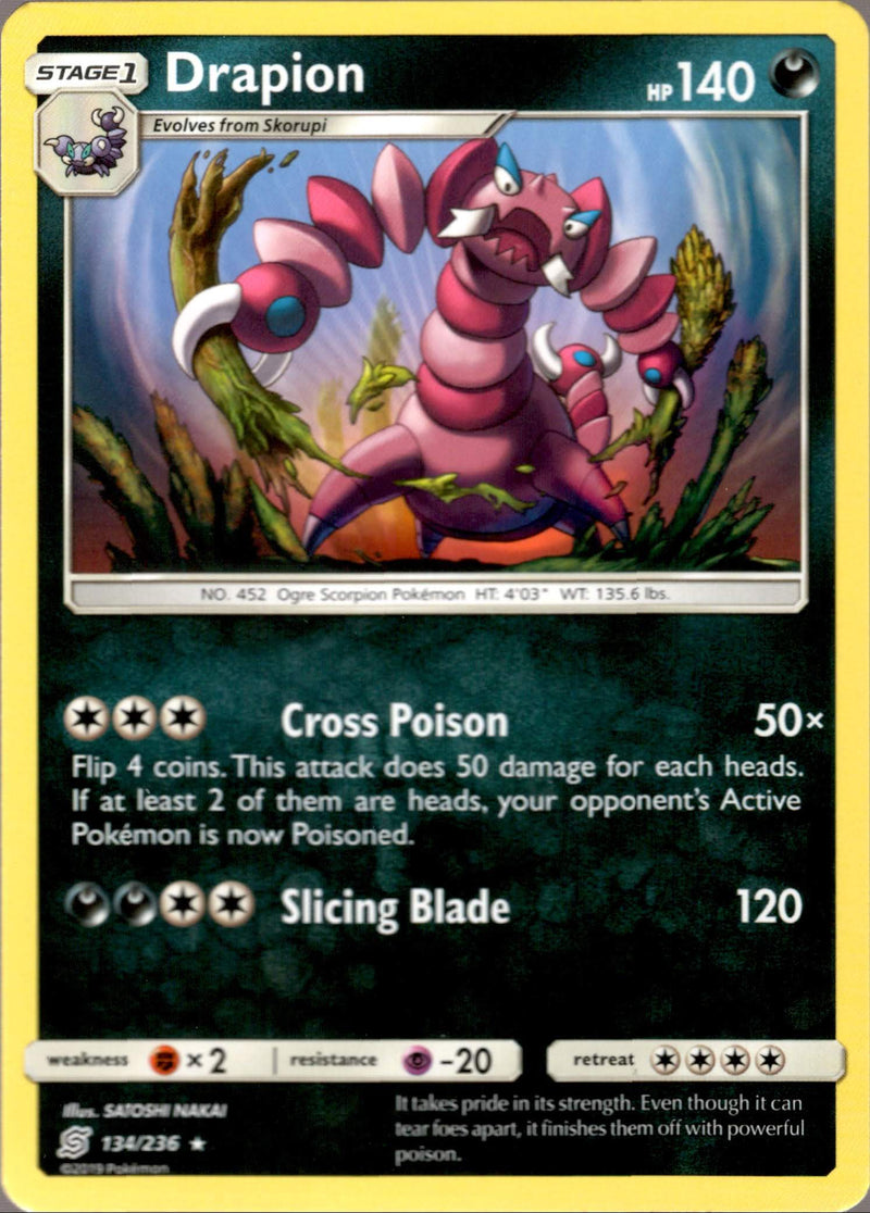 pokemon drapion card Drapion - 134/236