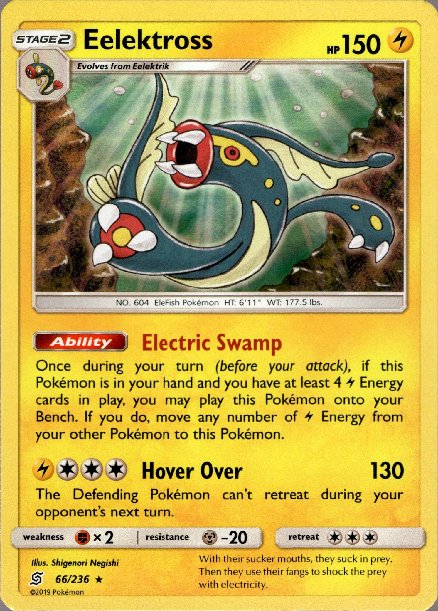 Eelektross - 66/236 - Unified Minds - Holo - Card Cavern