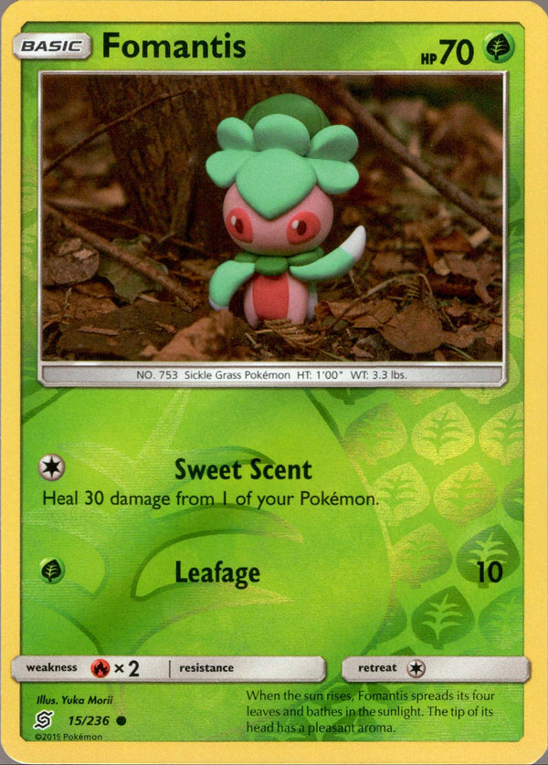 Fomantis - 15/236 - Unified Minds - Reverse Holo - Card Cavern
