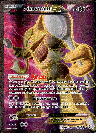 Alakazam EX Full Art - 117/124 - Fates Collide - Holo - Card Cavern