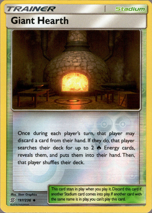 Giant Hearth - 197/236 - Unified Minds - Reverse Holo - Card Cavern