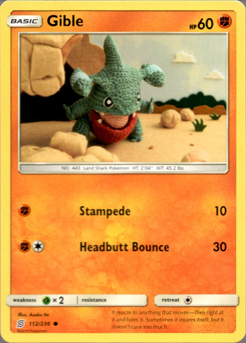 Gible - 112/236 - Unified Minds - Card Cavern