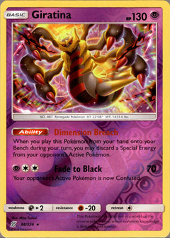 Giratina - 86/236 - Unified Minds - Reverse Holo - Card Cavern