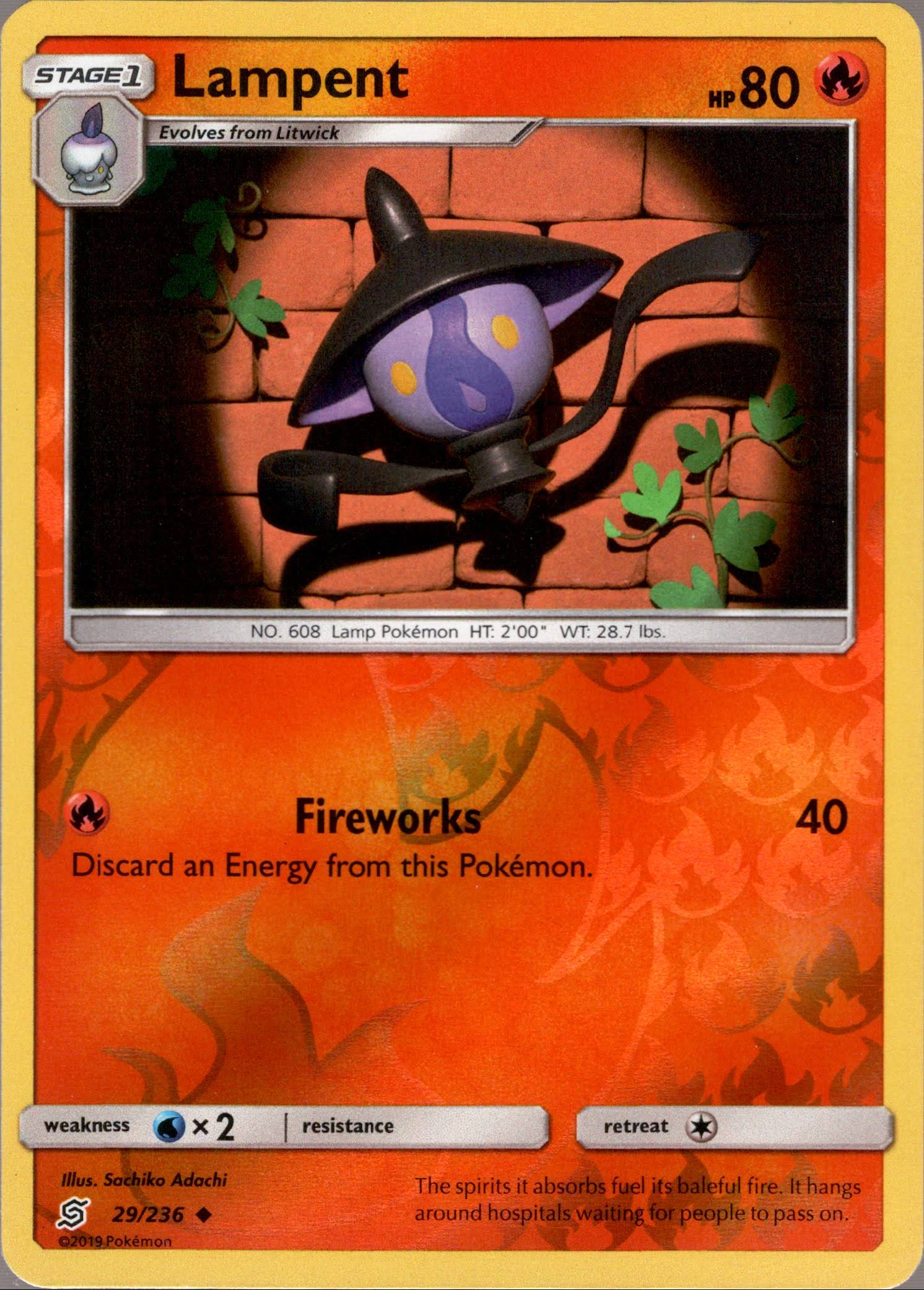 Lampent - 29/236 - Unified Minds - Reverse Holo - Card Cavern