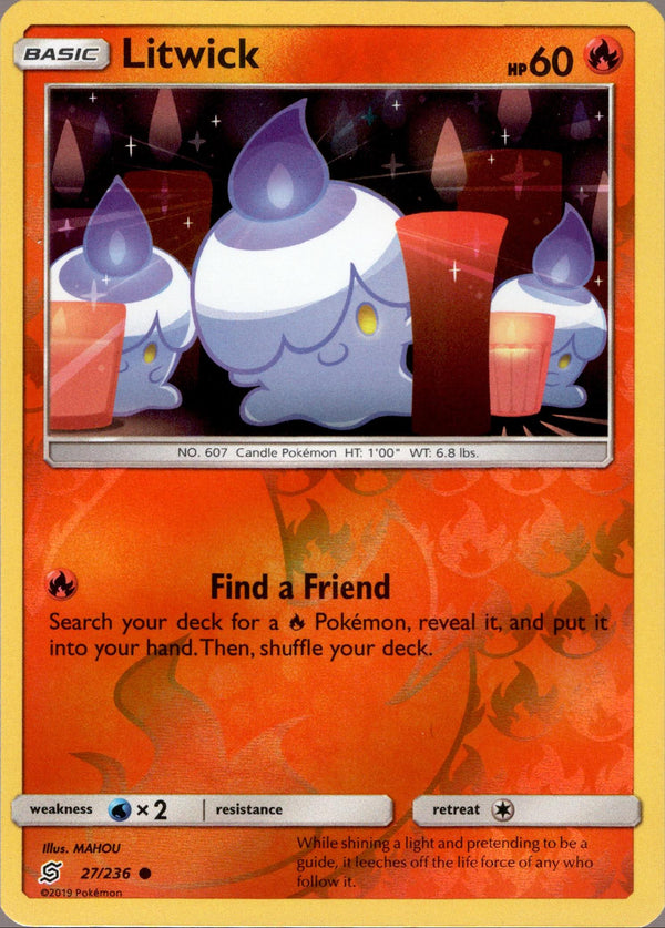 Litwick - 27/236 - Unified Minds - Reverse Holo - Card Cavern